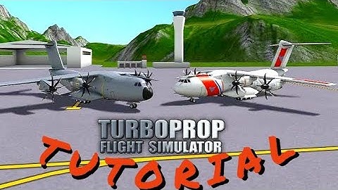 Turboprop Flight Simulator : Basic Training , Taxiing and Takeoff , Landing - Full Tutorials
