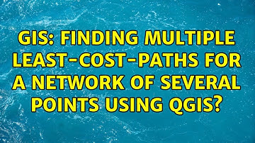 GIS: Finding multiple least-cost-paths for a network of several points using QGIS?