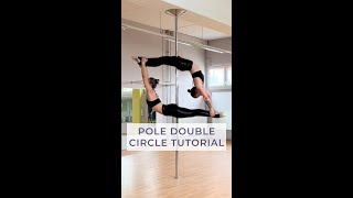 Pole Doubles Trick Tutorial⁣ - Pole Double Circle | Super Fly Honey #shorts