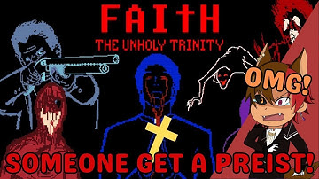 The Game too Scary for 3D - The Hidden Story of FAITH: The Unholy Trinity | Vtuber Reacts | PART 1