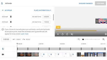 How to using  mid roll ads youtube 8 minutes video | youtube video ads |mid roll ads | ad breaks