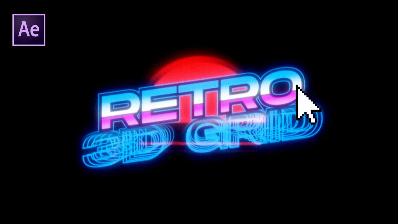Animated Retro Logo & Text on After Effects (Free Download) 🎤 - YouTube
