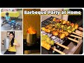 Barbeque Party Vlog with Family & Barbeque Recipe | Barbeque At Home ~ Home 'n' Much More