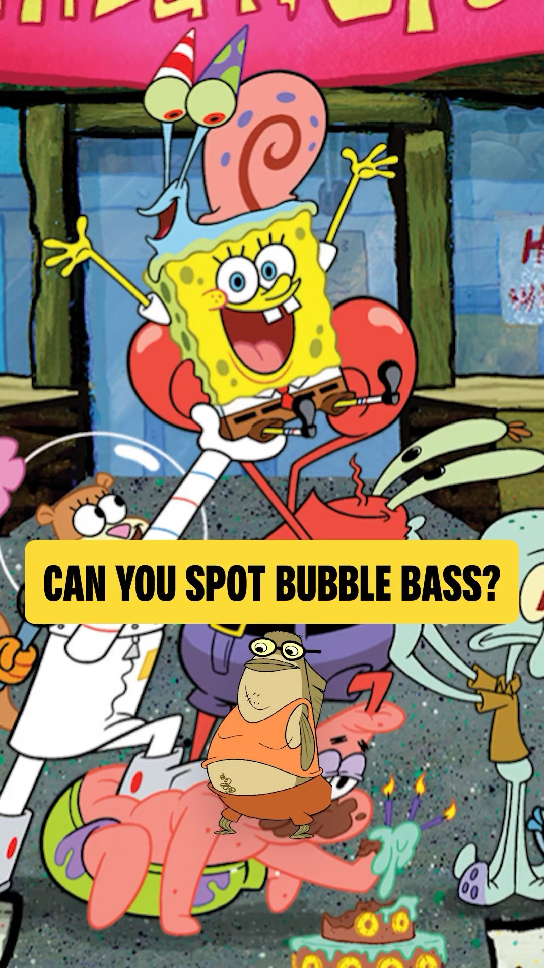 hit that like if you found Bubble Bass ? | SpongeBob #shorts