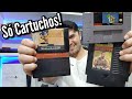 Coleção de cartuchos de vários consoles