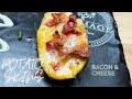 How To Make Restaurant Style Potato Skins with Bacon & Cheese