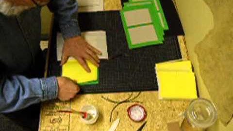Book Binding 2 - Gluing in the Signature