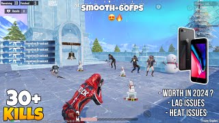 iPhone 8😍super smooth 60fps gameplay🔥/ iPhone 8 pubg test in 2024