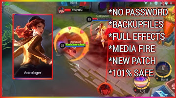 Esmeralda Special Skin Script - No Password with  Logo, Frame Lobby | Mobile Legends Tutorials