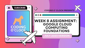 NPTEL Google Cloud Computing Foundations Week 8 Quiz Assignment Solution  October 2023 IIT Kharagpur