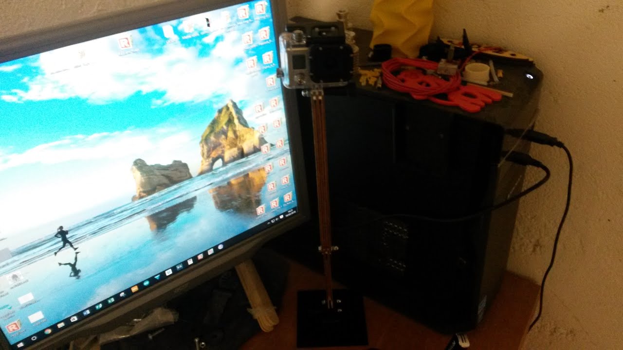 GoPro extension for laser cutting - YouTube