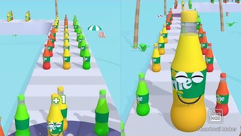 Juice Run ! Very relaxing and satisfying All Levels Gameplay Walkthrough , Android iOS
