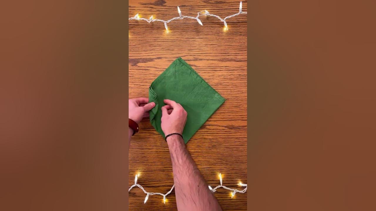 Holiday Hack - Napkin Folding  The Voice of Blythewood & Fairfield County