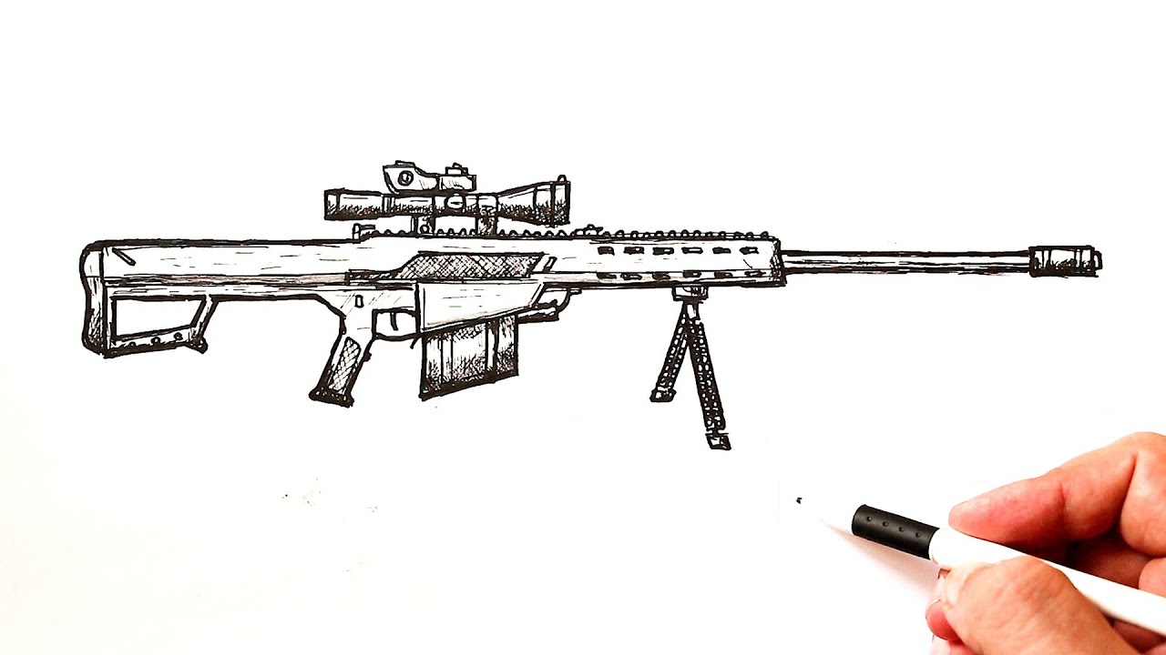 army sniper drawings