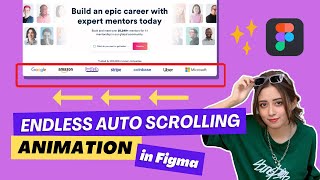 How to Make an Endless Auto Scrolling Animation in Figma