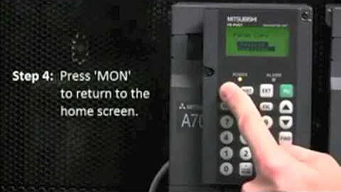 Ashdale Industrial Automation 'How To" Guide - FR-PU07 Parameter Transfer