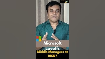 Microsoft Layoffs 2025:Why Middle Managers Are at RISK & What You Must DO?#MicrosoftLayoffs#AIinWork