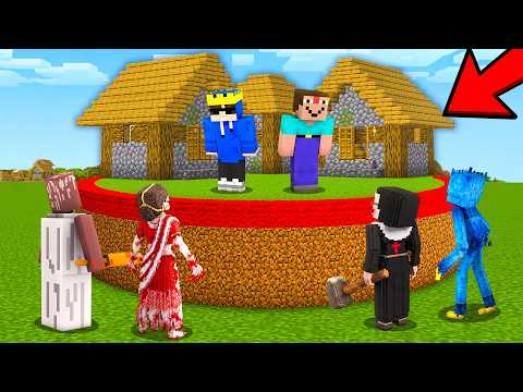 Scary Entities SPLIT The Village Into a CIRCLE in Minecraft