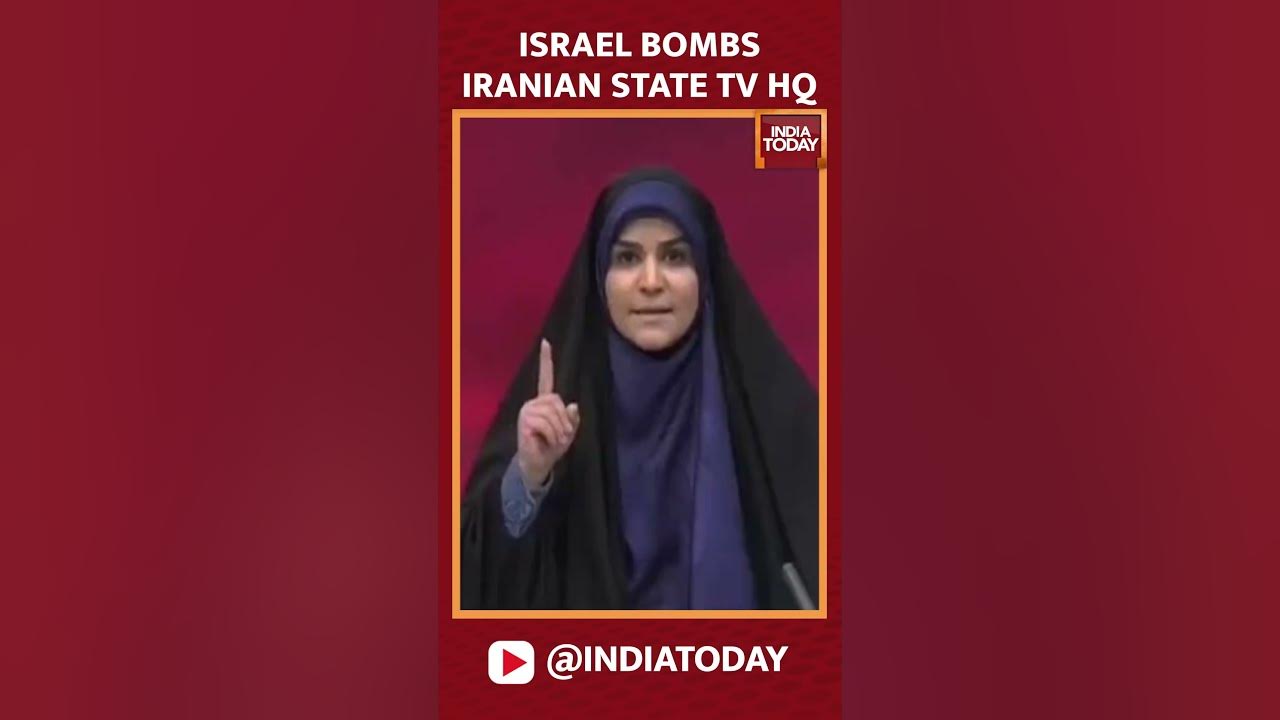 Video: Israel Bombs Iranian State TV Headquarters, Forces Anchor To Take Cover