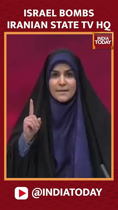 Video: Israel Bombs Iranian State TV Headquarters, Forces Anchor To Take Cover