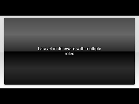 Laravel middleware with