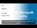 Demo: Create a User flow