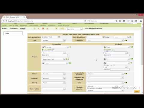 GLPI - Gestion d'un ticket