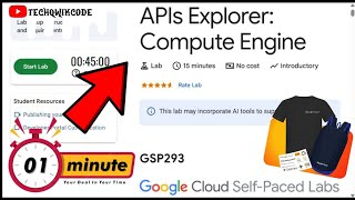 APIs Explorer: Compute Engine || GSP293 || Google Aracde || Commands In Description