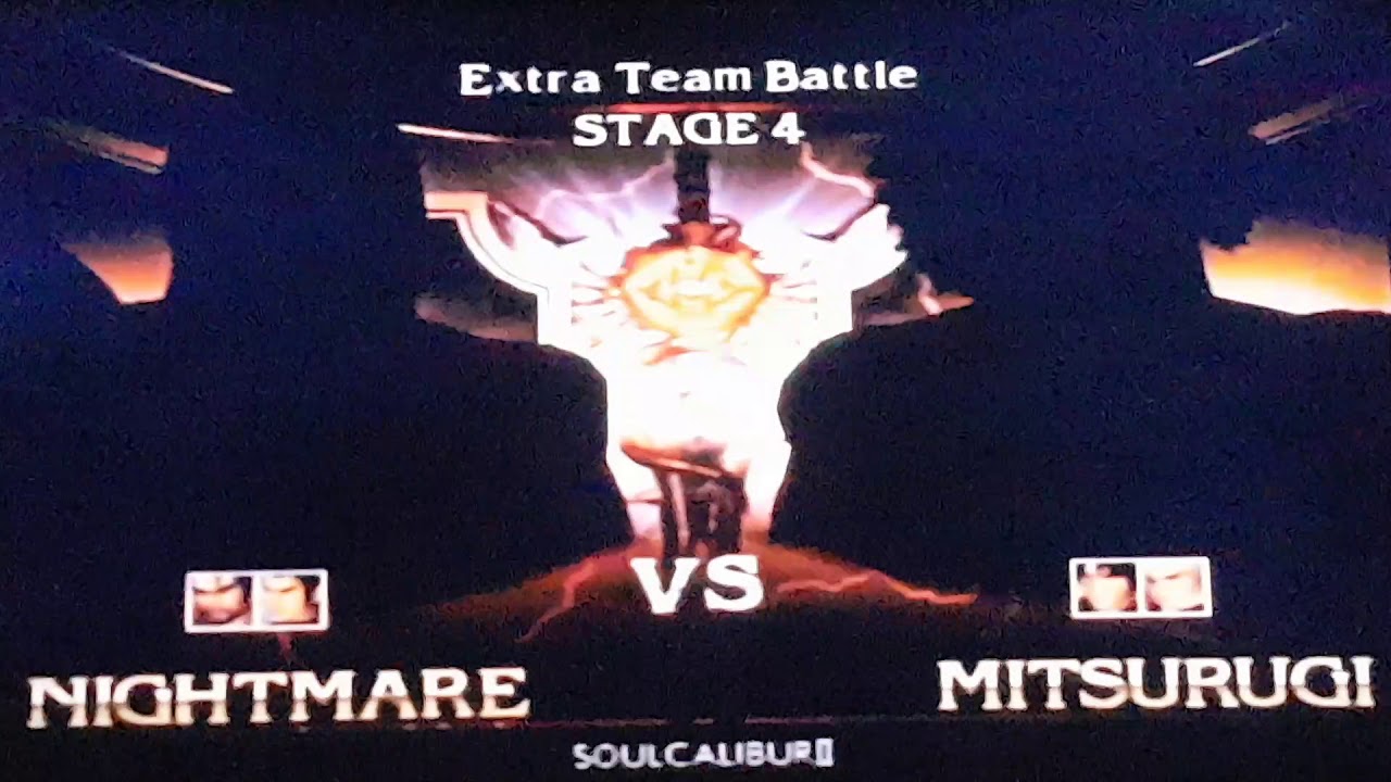 Soul Calibur 2 Extra Team Battle Mode Nightmare Maxi Mitsurugi GC 1080 ...