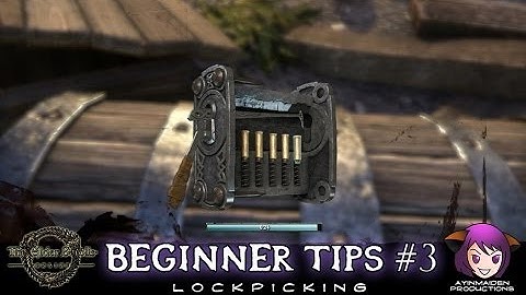 Elder Scrolls Online - Beginner Tips #3 Lockpicking
