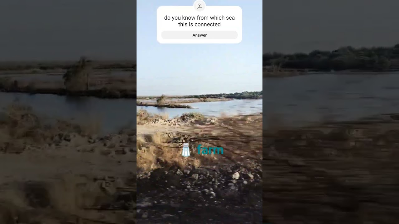 salt production near sea.       