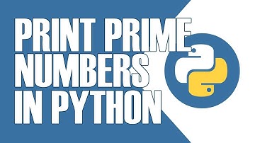 PRINT ALL PRIME NUMBERS IN AN INTERVAL USING PYTHON | PYTHON TUTORIALS