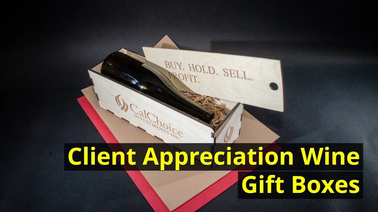 Client Appreciation Wine Box for Celebration