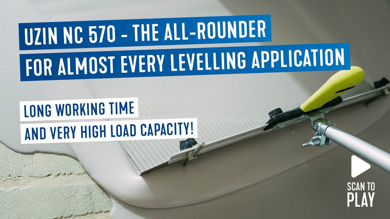 Application UZIN NC 570 FusionTec levelling compound step by step