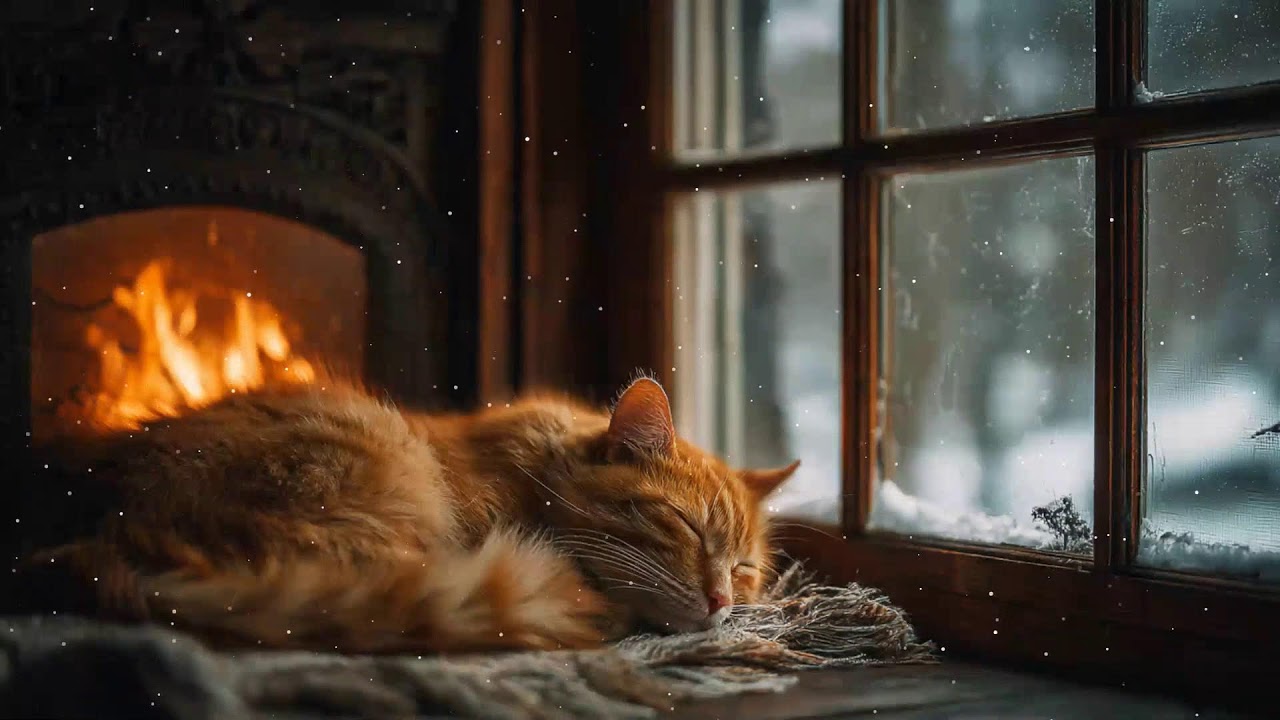 Relaxing Midnight Jazz Music to Help Your Sleeping Cats Rest and Relieve Anxiety Vibe 🐱