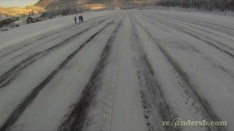 Onboard Multiplex Mentor at Bømoen Voss, Norway