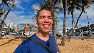 Começando o dia na praia em João Pessoa