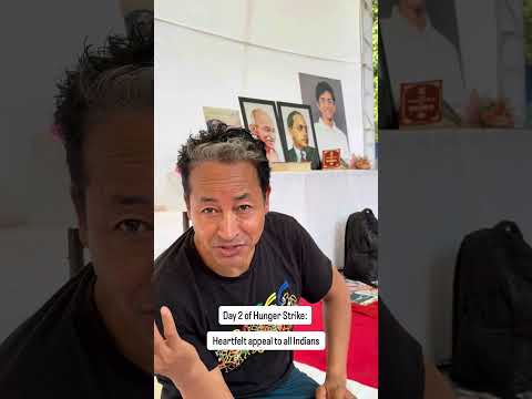Massage Day 2 Hunger Strike Sonam Wangchuk from Jantar Mantar #cjp #godimedia #students #neet