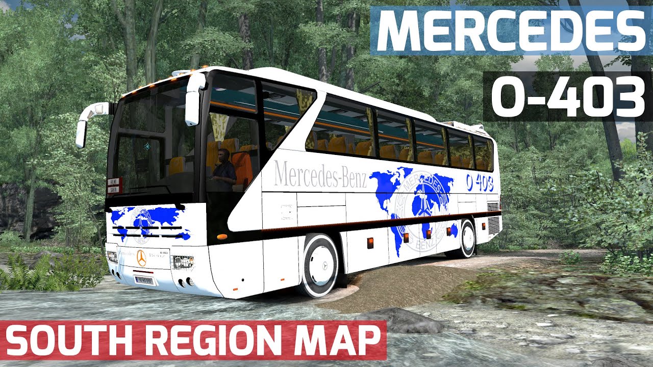 Euro Truck Simulator 2 | Mercedes O-403 // South Region Map 1.35 !!