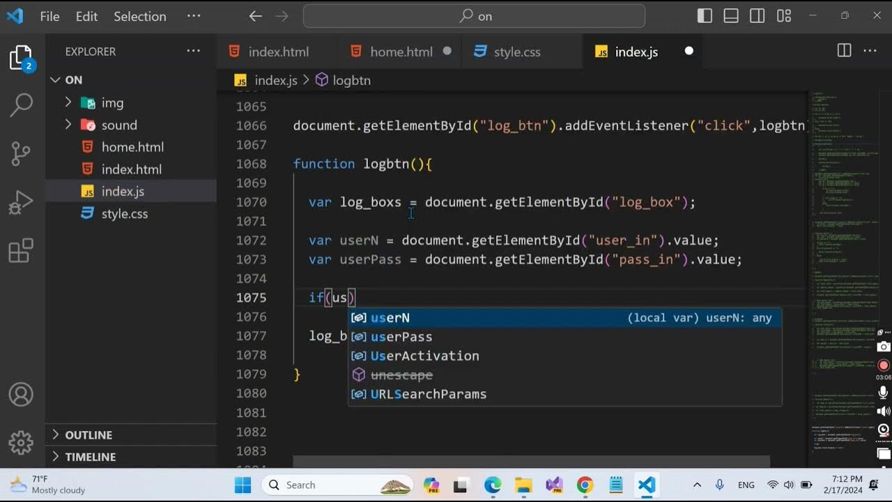 Bank Management System Project JavaScript Part-03 - YouTube