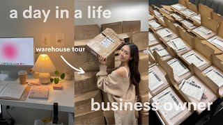 day in a life of a small business owner 📦 packing orders, advice Q\&A