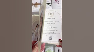 Thiệp cưới công giáo, in hình dâu rể Nghệ An xinh  #cưới #wedding #thiepcuoidep #thiepcuoihuyenanh