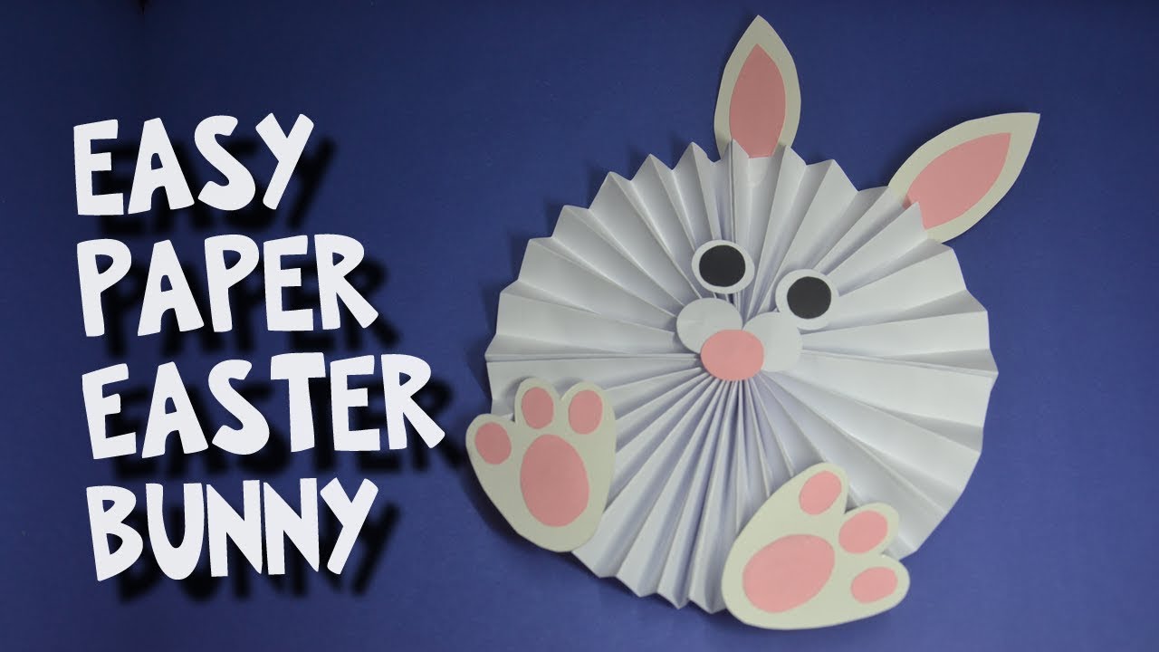 Diy – how to make easy Easter paper bunny for kids - Tricky Bee