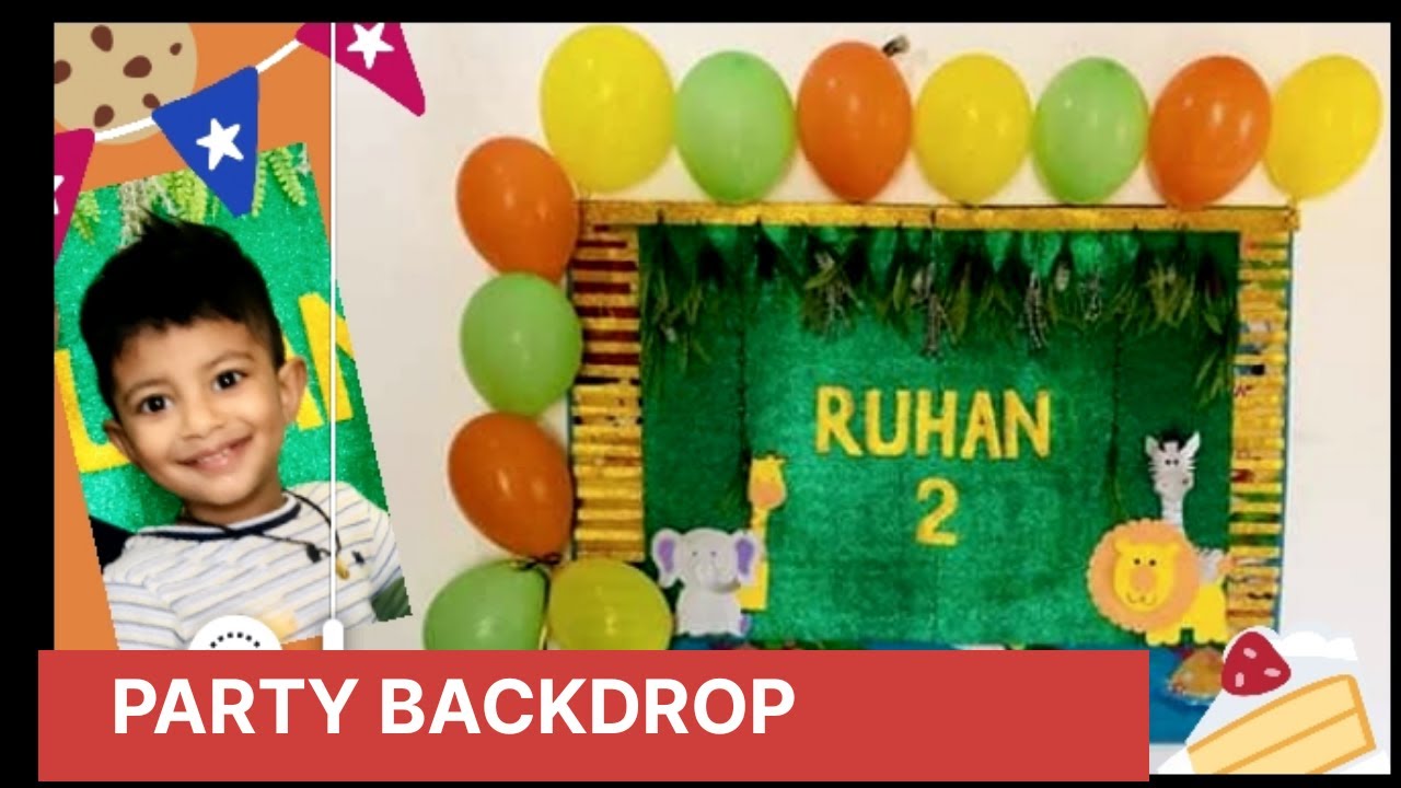 DIY Birthday wall Decoration ideas YouTube