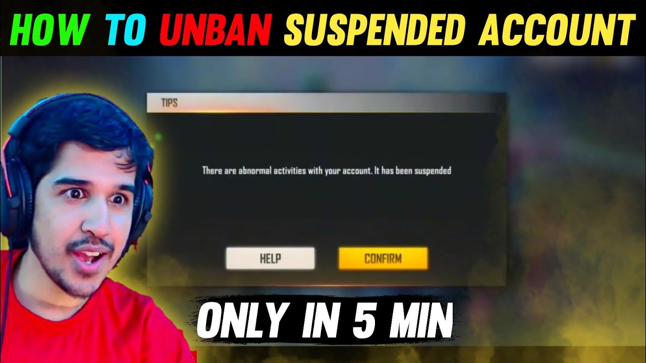 How To Recover Free Fire Suspended Account | Suspended Account Recovery | How To Unban FF Account