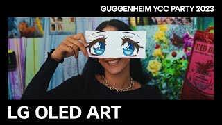 Lg Oled Art #17 2023 Ycc Party Artist Collaboration With Farah Al Qasimi│Lg