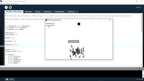 Genetic Algorithm: Smart Rockets