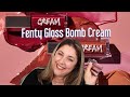 FENTY! New Gloss Bomb Cream Color Drip Lip Cream! Demo and Comparisons!