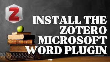 How to install the Zotero Microsoft Word Plugin on a MacBook