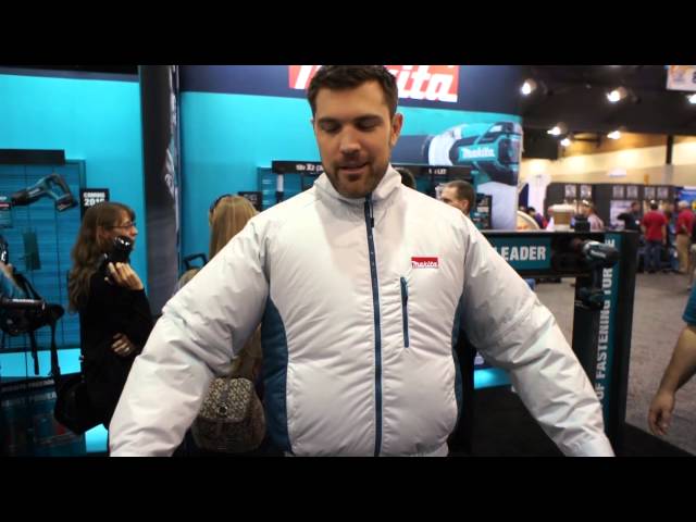 Makita Cooling Fan Jacket - Concept for Personal Heat Reduction - YouTube